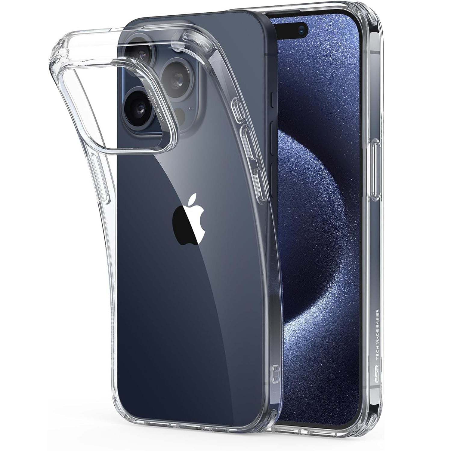 ESR Zero Series Shockproof TPU Clear Case - For iPhone 15 Pro Max - mosaccessories